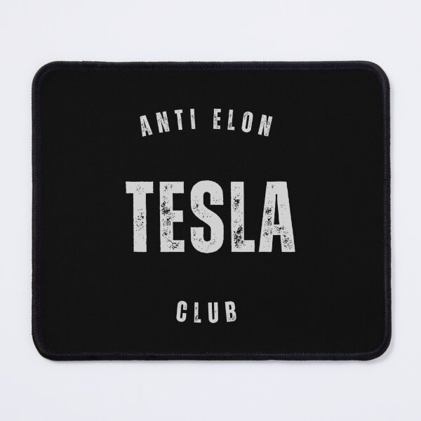 Item preview, Anti Elon Tesla Club - Bumper Sticker Decal Accessories - Elon Musk Is Crazy!! social Sticker designed and sold by CapriCreatives.