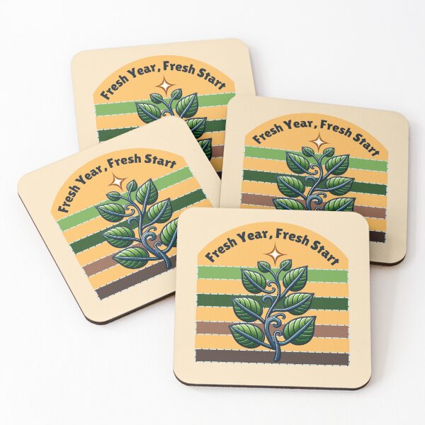Item preview, Fresh Year, Fresh Start - Embrace Growth and Renewal designed and sold by Dantin.