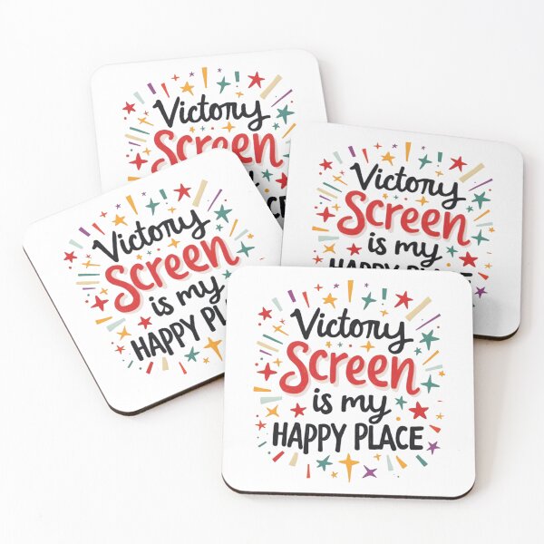 Item preview, victory screen is my happy place designed and sold by Ismartista.