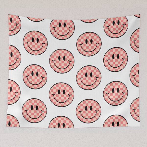 Item preview, Checkered Vintage Preppy Smiley Face  designed and sold by EmeryJH.
