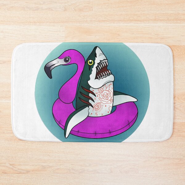 Item preview, Shark in a Pool: The Unexpected Swim designed and sold by RMArt-.