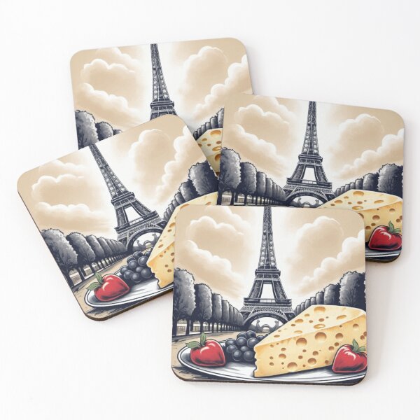 Item preview, Paris Souvenir French Cheese designed and sold by GhumGham.