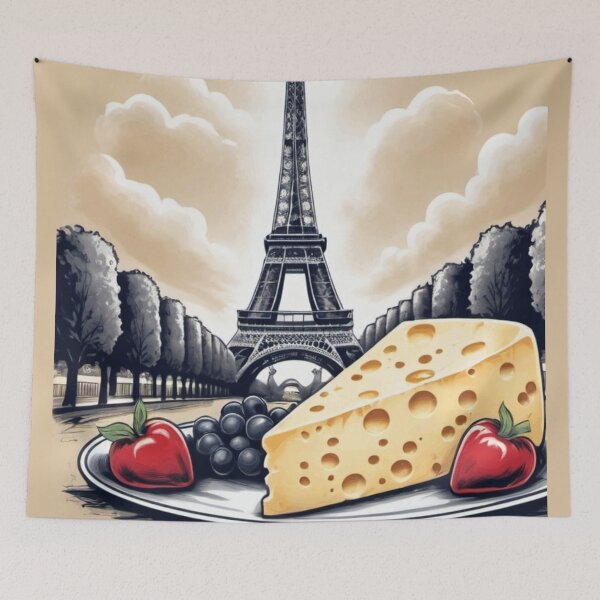 Item preview, Paris Souvenir French Cheese designed and sold by GhumGham.