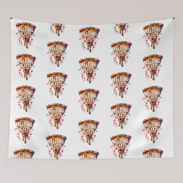 Item preview, Melting Hearts Pizza Lover T-Shirt - Fun & Delicious Design designed and sold by Creative Global.