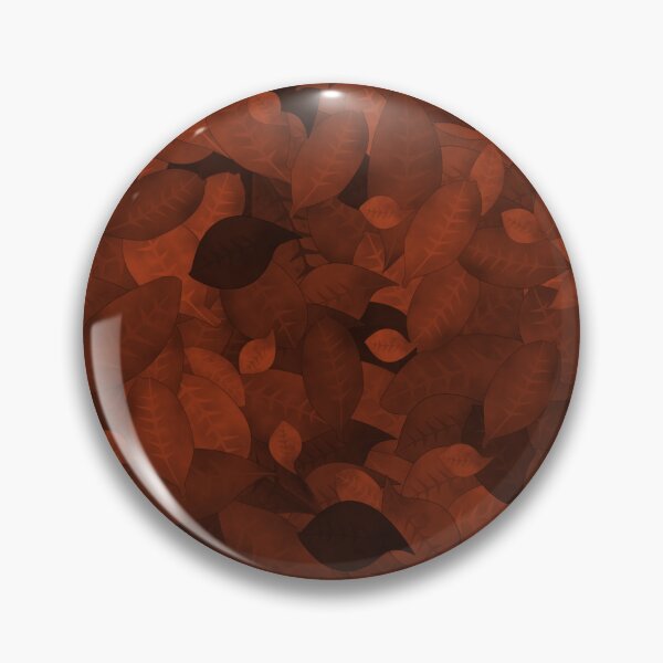 Item preview, Moody Tossed Privet Leaves Monochrome Dark Orange Halfdrop a93917 designed and sold by Art in My Loft.