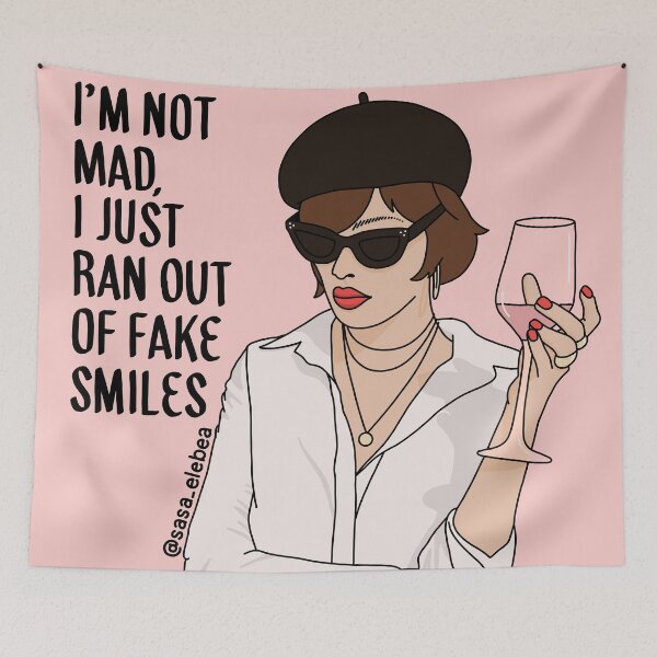 Item preview, Fake smiles by Sasa elebea designed and sold by Sabrina Brugmann.
