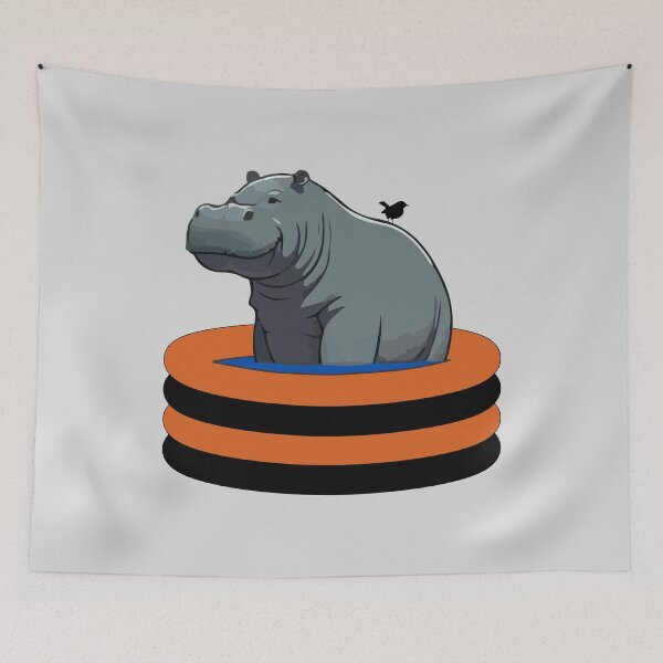 Item preview, Hippo Pool designed and sold by AMERICANCHEEZ.