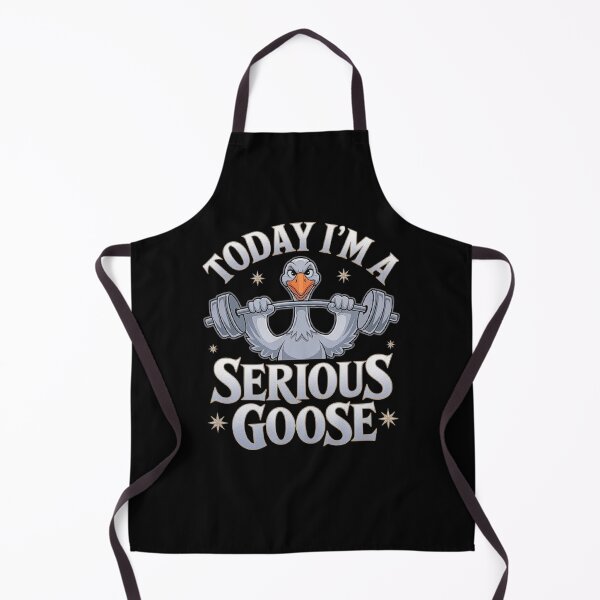 Item preview, Today I’m a serious goose: funny lifting weights, gym, and fitness designed and sold by love3617.