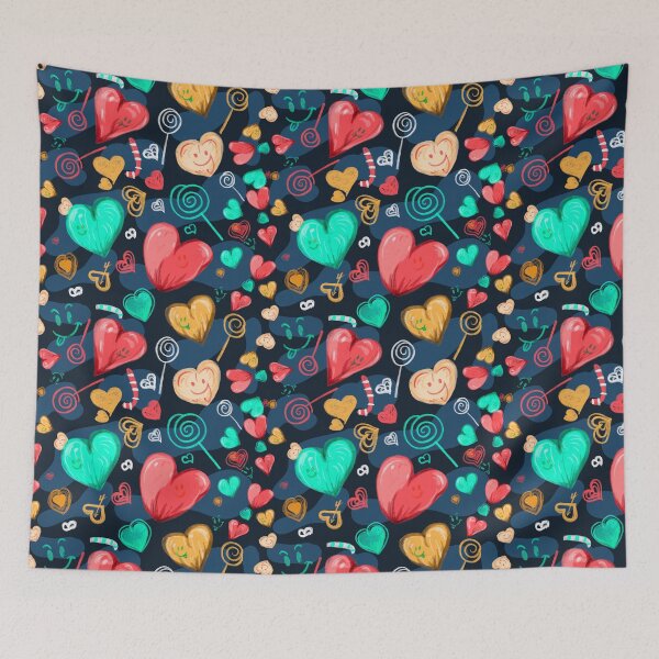 Item preview, Pastel love pattern  designed and sold by nickardi.