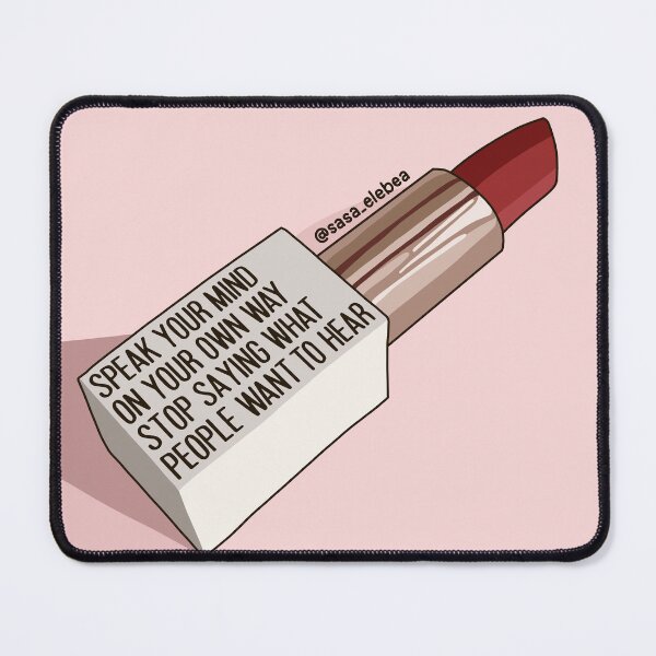 Item preview, Speak your mind by Sasa Elebea designed and sold by Sabrina Brugmann.