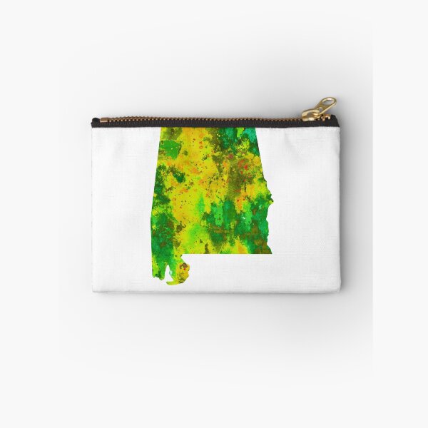 Item preview, Alabama, Alabama map, Alabama art, watercolor Alabama designed and sold by Rosaliartbook.
