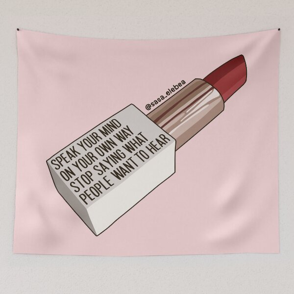 Item preview, Speak your mind by Sasa Elebea designed and sold by Sabrina Brugmann.