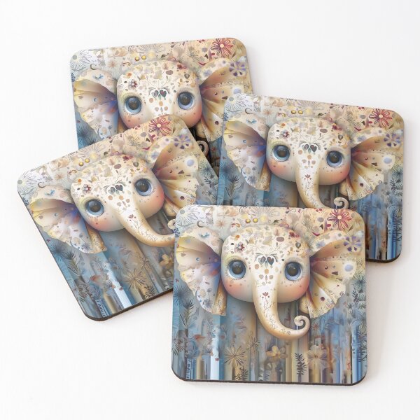 Item preview, Elegant Elephant No 1. Cute, detailed whimsy. designed and sold by Shoot-The-Moon.