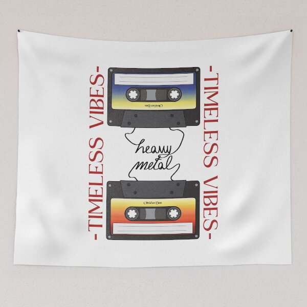 Item preview, Timeless Retro Vintage Metal Music Tape Cassette  designed and sold by ObsidianDaz.