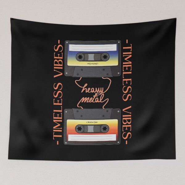 Item preview, Timeless Retro Vintage Metal Music Tape Cassette  designed and sold by ObsidianDaz.
