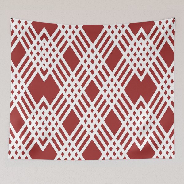 Item preview, Plum Diamond Checkered Pattern designed and sold by studioart.