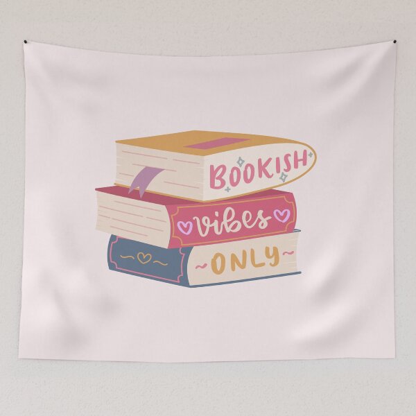Item preview, bookish vibes only designed and sold by Neadoodles.