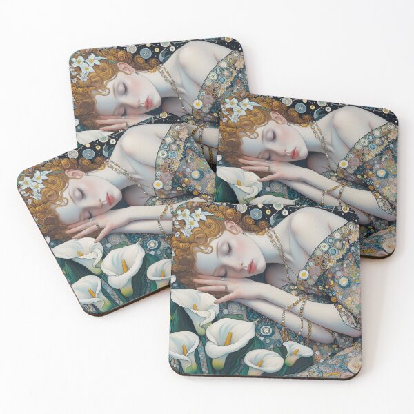 Item preview, The girl and the Calla flowers 6 designed and sold by aleksandr13.