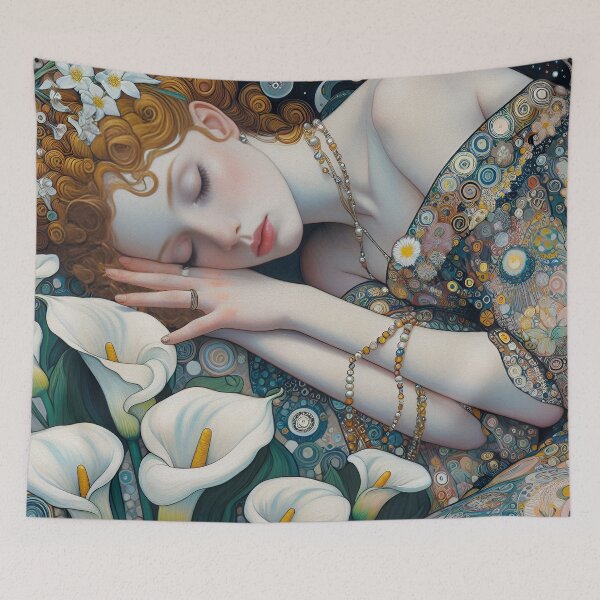 Item preview, The girl and the Calla flowers 6 designed and sold by aleksandr13.
