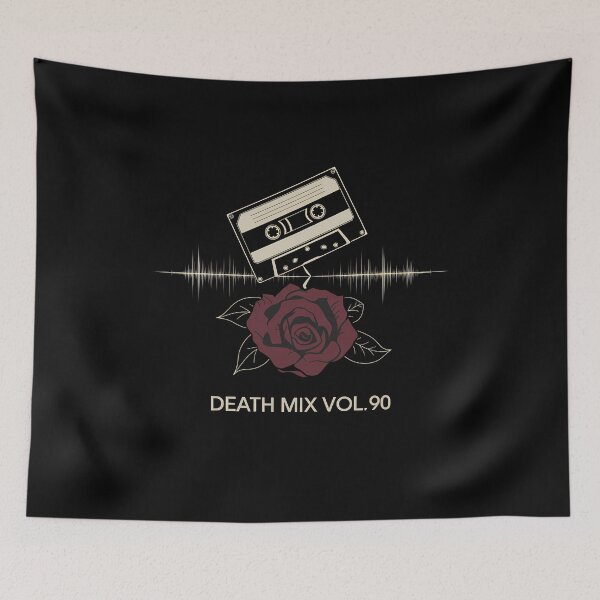 Item preview, The Death Of The Cassette Tape  - This is the perfect gift for fans of cassette tapes, dark vibes, and the nostalgia of analog music designed and sold by ZyziowskyArt.