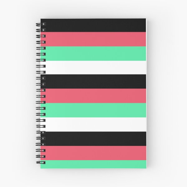 Item preview, Black Red Green and White Horizontal Stripes designed and sold by AbstractIdeas.