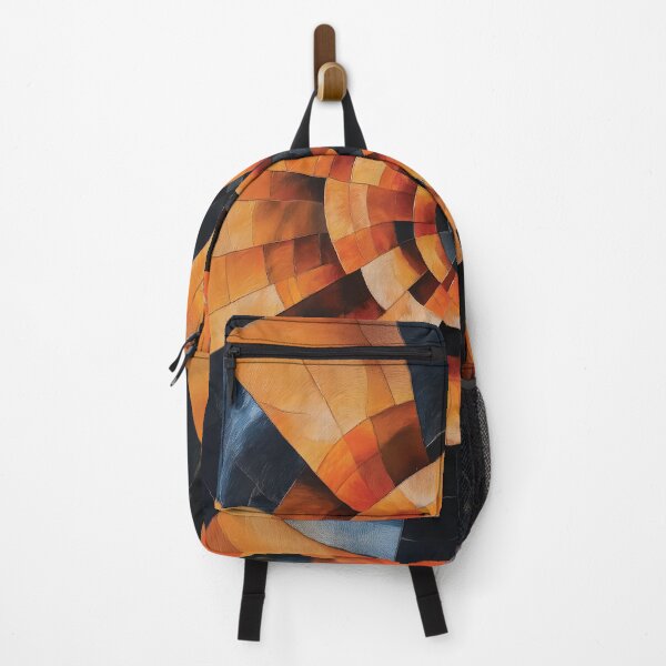 Item preview, A dynamic radial composition with blending tones of orange, yellow and dark blue. designed and sold by HEMRO.