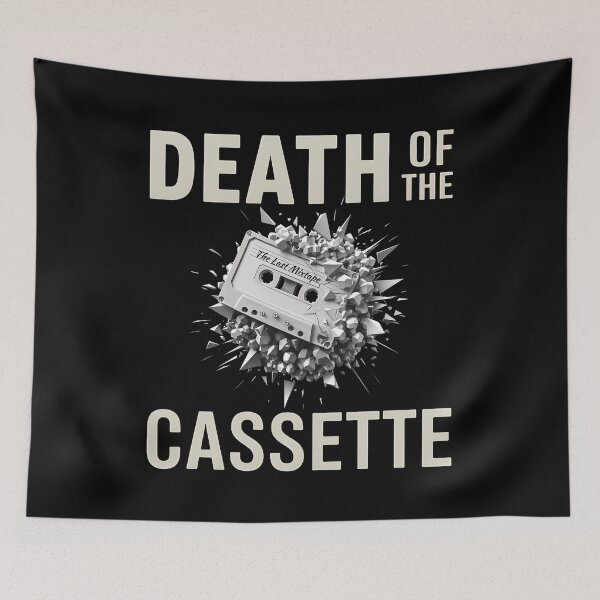 Item preview, The Death Of The Cassette Tape - This is the perfect gift for lovers of retro aesthetics and nostalgia for analog music. designed and sold by ZyziowskyArt.