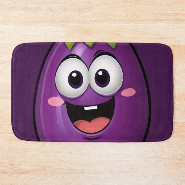 Item preview, Giggling Eggplant: A Veggie Cartoon designed and sold by REPTISLAV.