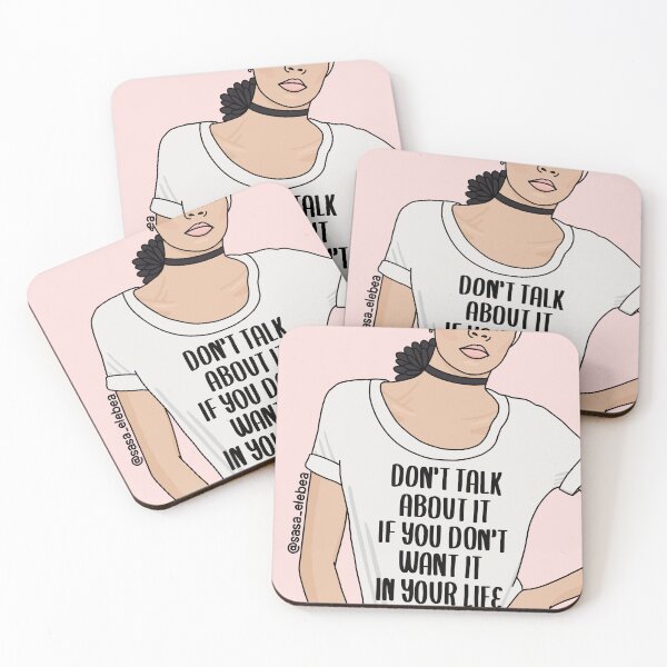 Item preview, Don't talk about it by Sasa Elebea designed and sold by Sabrina Brugmann.