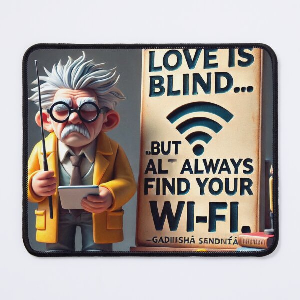 Item preview, Love is blind , but always find your wifi designed and sold by Fazube.