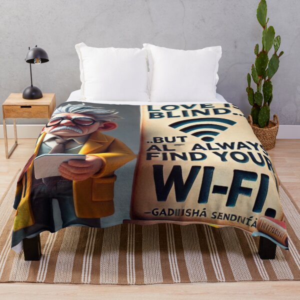 Item preview, Love is blind , but always find your wifi  designed and sold by Fazube.