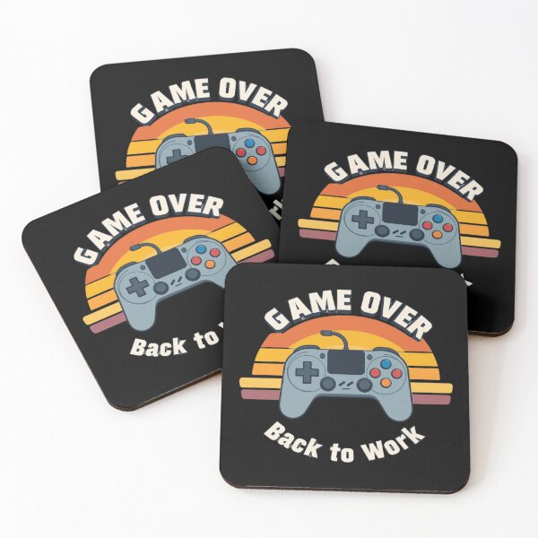 Item preview, Game Over Work Edition Retro Console Sunset Vibes designed and sold by Kia Blaze.