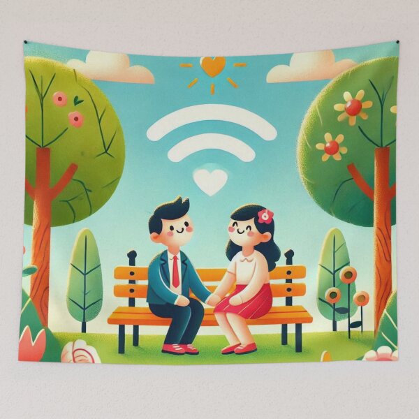 Item preview, Love in tune like wifi designed and sold by Fazube.