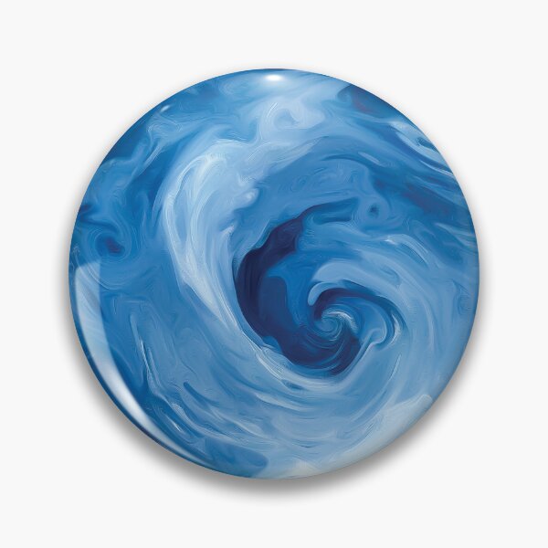 Item preview, An abstract design of swirling movements in shades of blue and white. designed and sold by HEMRO.