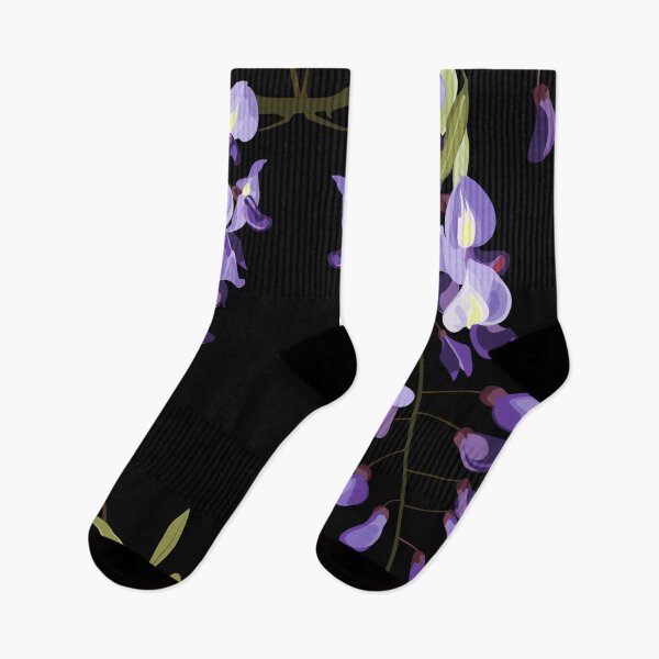 Item preview, Floral summer pattern background with japanese exotic flowers, wisteria. designed and sold by MatyKotiv.