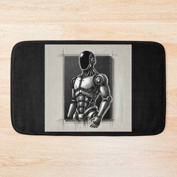 Item preview, tesla bot designed and sold by TEEJAMBOREE.