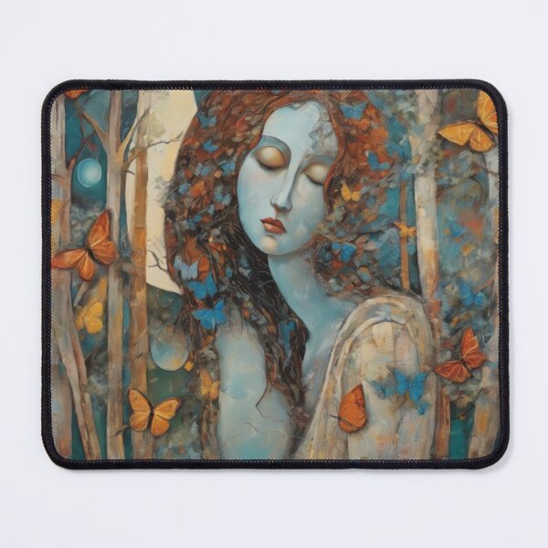 Item preview, Change Will Come - Decorative Butterfly Art with Female Subject designed and sold by NickWhittleArt.