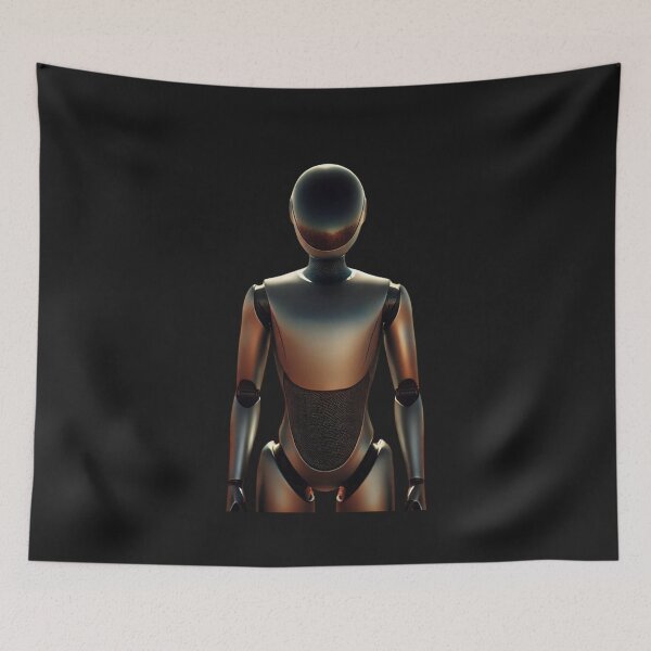 Item preview, tesla bot designed and sold by TEEJAMBOREE.