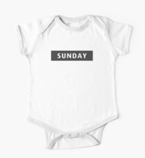 Sunday Tshirt One Piece - Short Sleeve