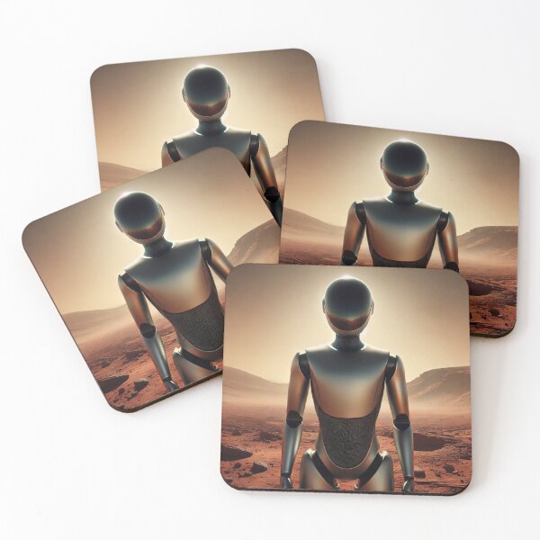 Item preview, tesla bot designed and sold by TEEJAMBOREE.