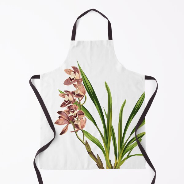 Item preview, Brown orchid Cymbidium exotic tropical flower inflorescence. designed and sold by MatyKotiv.