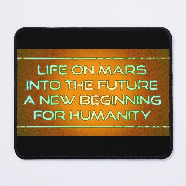 Item preview, Life on Mars . A New Beginning . Typographical Design . #8 designed and sold by Artistic63.