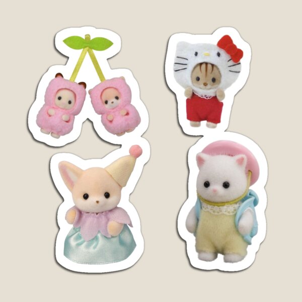 Cute critter sticker sheet Magnet