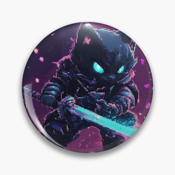 Item preview, Pixel Cat Ninja designed and sold by Kaos-Bit.