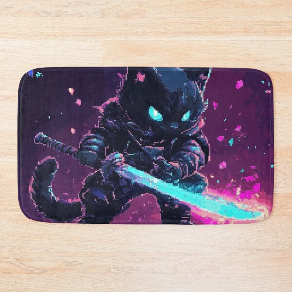 Item preview, Pixel Cat Ninja designed and sold by Kaos-Bit.