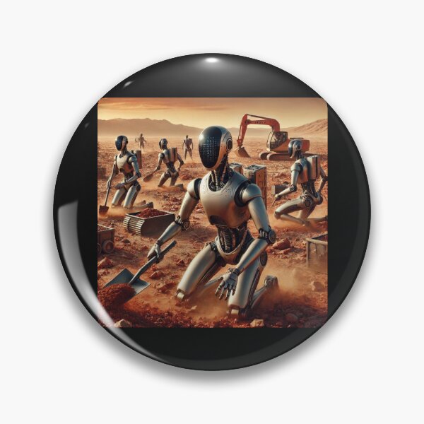 Item preview, tesla bot designed and sold by TEEJAMBOREE.