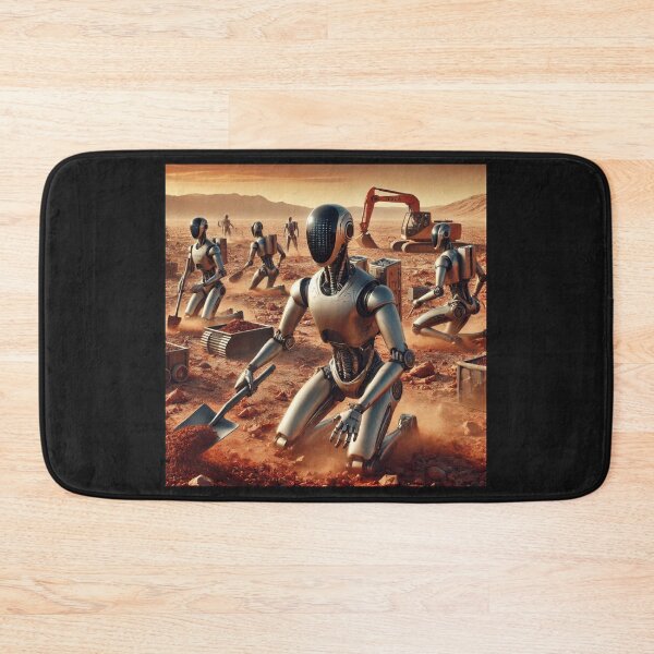 Item preview, tesla bot designed and sold by TEEJAMBOREE.