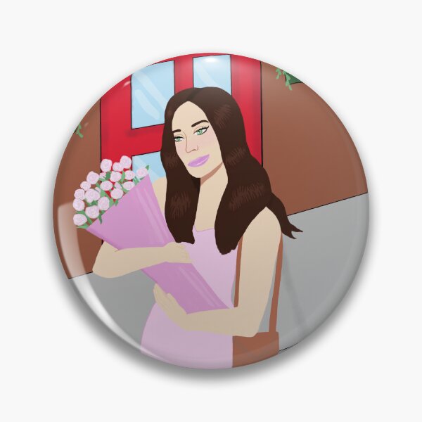 Item preview, Girl walking with flowers designed and sold by KJdesigns7.