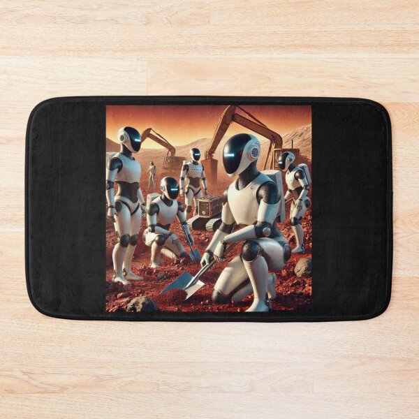 Item preview, tesla bot designed and sold by TEEJAMBOREE.