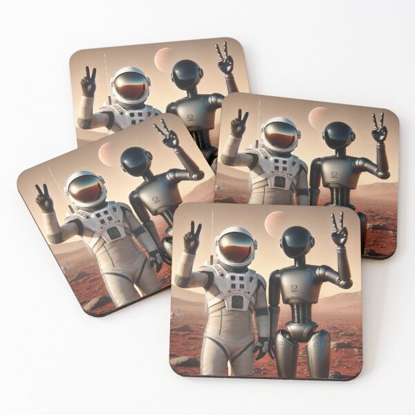 Item preview, tesla bot designed and sold by TEEJAMBOREE.